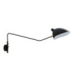Applique murale Davis Acier Noir