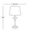 ASCOT Table Light 1 light - 4