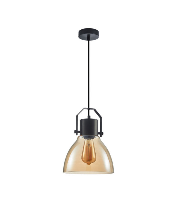 Suspension Darlena Acier Noir