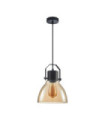 Suspension Darlena Acier Noir