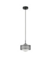 Lomica Black Steel Pendant Lamp