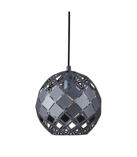 Suspension Paulela Acier Noir