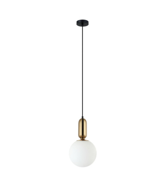 Aldeva Pendant Lamp Glass,Antique Bronze Steel