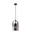 Suspension Nanesma Verre,Acier Noir