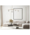Senai Pendant Lamp Glass, steel, aluminum Honey Brass