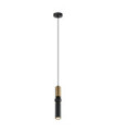 Suspension Isidora Acier,Aluminium Noir, Bronze Antique