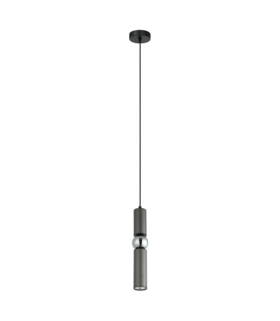 Isidora Colgante Acero, Aluminio Cromo, Negro, Gris