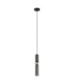 Isidora Pendant Steel, Aluminum Chrome, Black, Gray