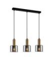 Suspension Santia Verre,Acier Cuivre