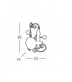 ROSSANA Wall Light 1 light - 3