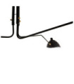 Davis Ceiling Light Black Steel