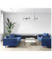 Vailante pendant light Glass, steel, black satin aluminum