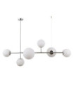 Vailante pendant light Glass, steel, aluminum Chrome