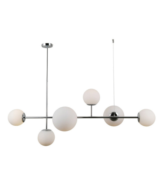 Suspension Vailante Verre,acier,aluminium Chrome