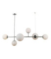 Vailante pendant light Glass, steel, aluminum Chrome