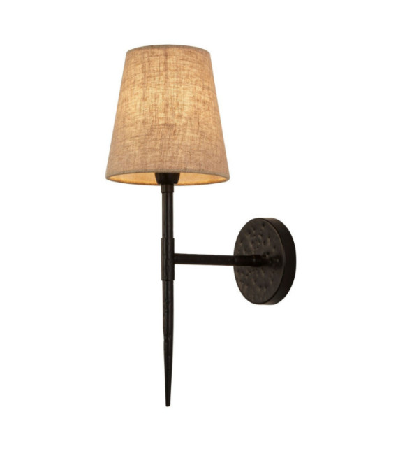 Applique murale Gothic Acier doux,tissu Noir