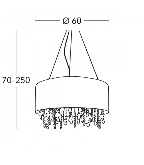 PARALUME Chandelier 6 lights - 2