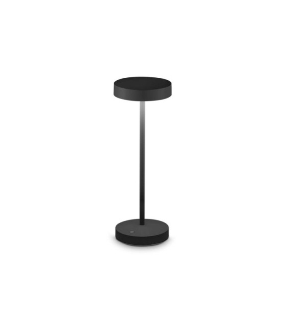 Toffee Tischlampe aus schwarzem Metall für den Außenbereich