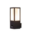 Avenue exterior wall light Aluminum, polycarbonate Black