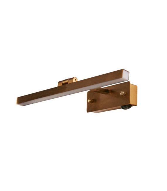 Lampada per quadri Corfu Acciaio dolce, alluminio Ottone
