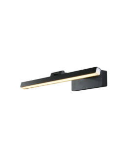 Lámpara para cuadros Corfu Acero dulce, aluminio Negro