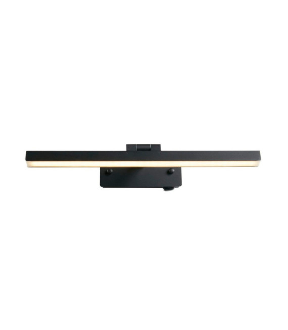 Corfu Bilderleuchte Baustahl, Aluminium Schwarz