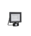 Lampe sur pied extérieur Flood Verre,Métal,Aluminium Noir