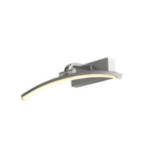 Bilderleuchte Santorini Weichstahl, verchromtes Aluminium, Silber
