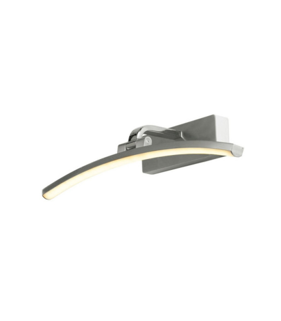 Applique à tableau Santorini Acier doux,aluminium Chromé, Argent