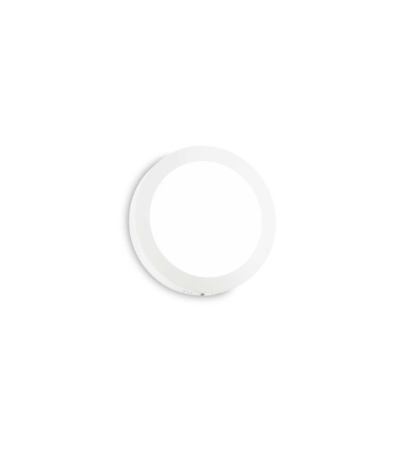 Plafoniera LED Universale in Metallo, Alluminio Bianco