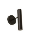 Applique murale Dulwich Acier doux Noir mat