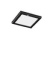 Downlight encastré AURA Plastique Noir