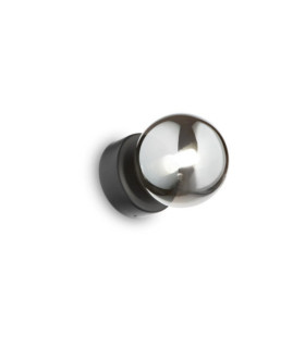 PERLAGE aplique Vidrio, Metal negro