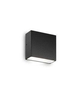 Lampada da parete per esterno Tetris-1 Metallo, Alluminio Nero