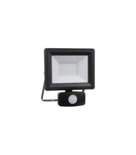 Lampe sur pied extérieur Flood Verre,Métal,Aluminium Noir