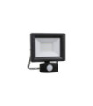 Lampe sur pied extérieur Flood Verre,Métal,Aluminium Noir