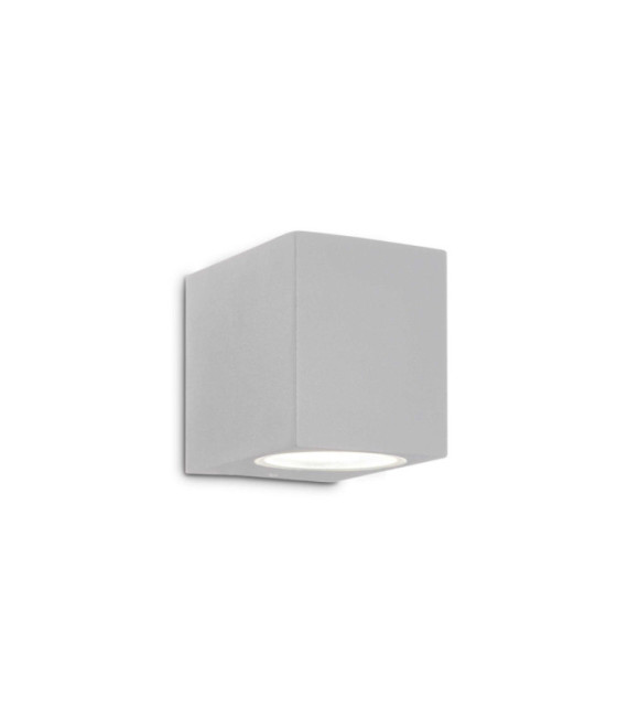 Aplique de exterior Up Metal, Aluminio gris