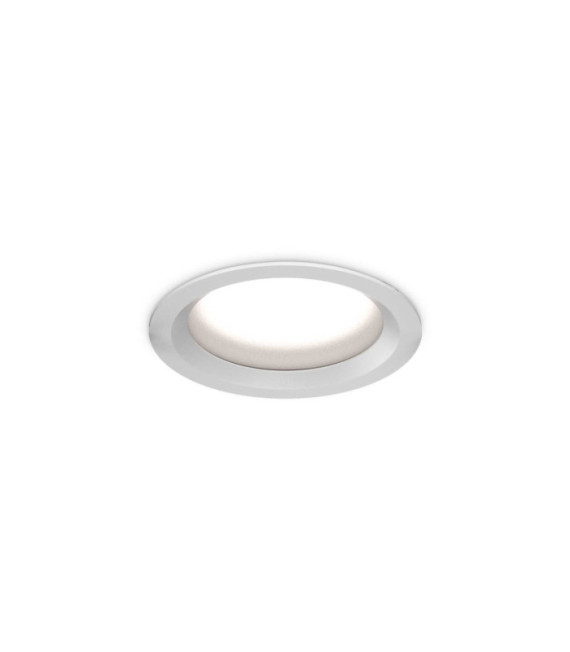Faretto da incasso Basic Plastica, Alluminio Bianco Opaco