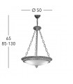 MILADY Pendant Light 3 lights - 4