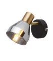 Westminster spotlight Mild steel Black, Satin brass, Smoked