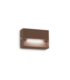 Outdoor wall light Dedra Metal, Aluminum Coffee