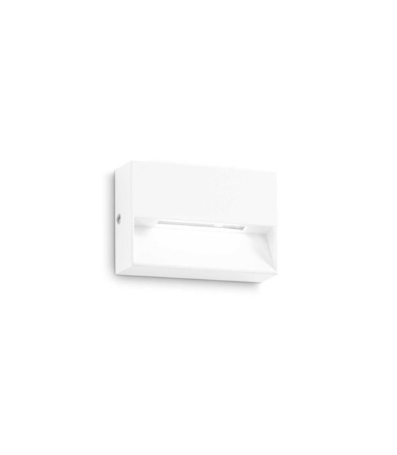 Außenwandleuchte Dedra Metal, Weißaluminium
