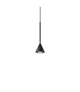 Archimede lámpara colgante LED Metal, Plástico negro