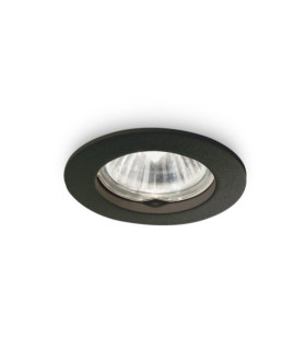 Downlight empotrable de metal negro Jazz