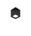 Dot Ceiling Light Glass, Black Metal
