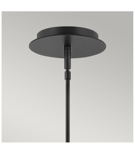 Lampada a sospensione a LED Dax Acciaio Nero