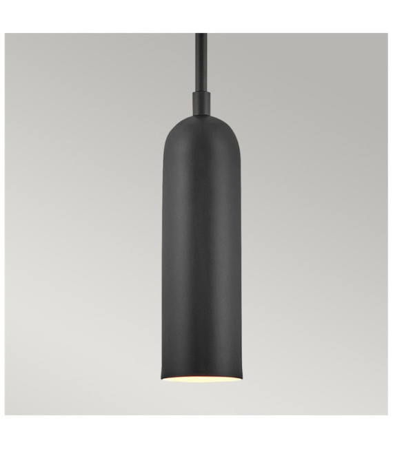 Lampada a sospensione a LED Dax Acciaio Nero
