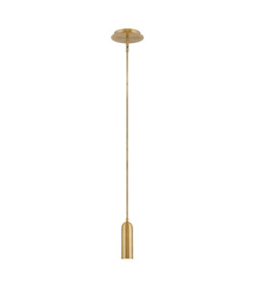 Lampada a sospensione a LED Dax Acciaio Ottone Heritage