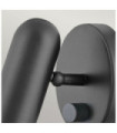 Lampe de lecture Dax Acier Noir