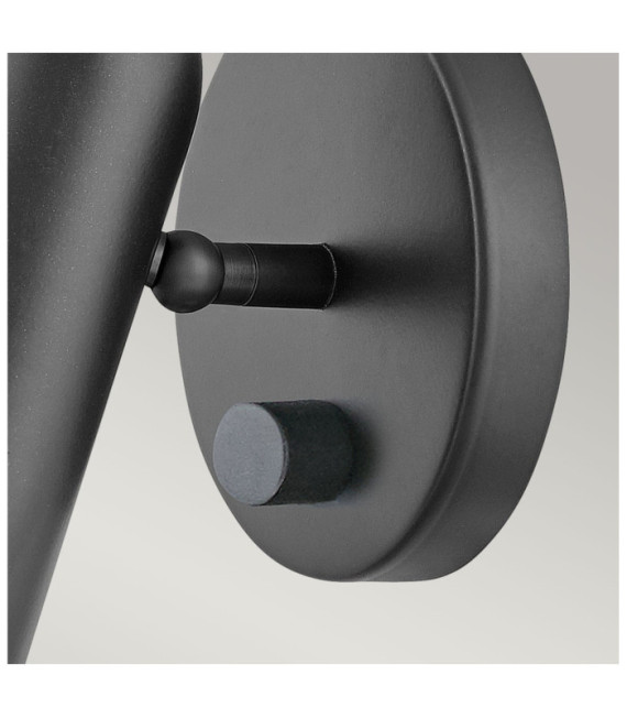 Dax Steel Leselampe Schwarz